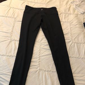 Lulu lemon full length leggings size 8 black
